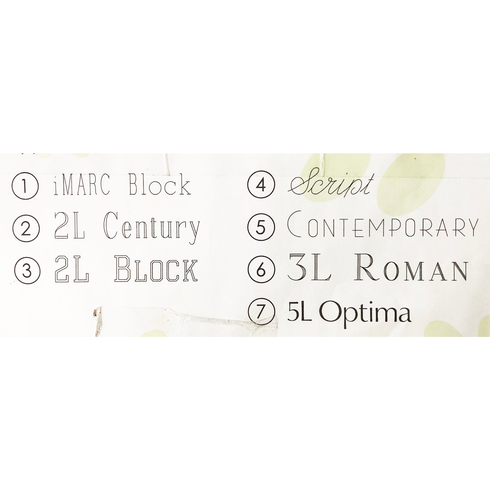 iMARC Brass Stall Plate