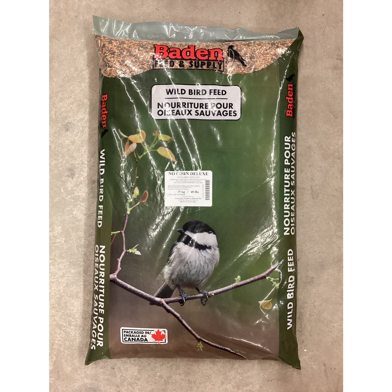 Baden No Corn Deluxe Bird Mix 18kg