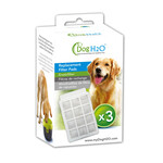 Dog H2O & Cat H2O Replacement Filter Pads For Dog & Cats Fountains - 3 Pack