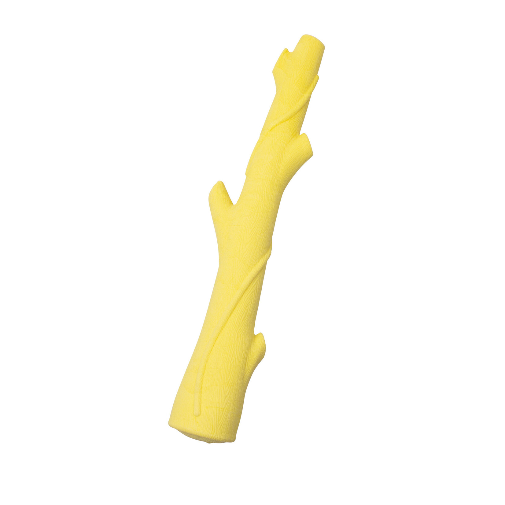 BUD'z Floating Rubber Foam Branch Dog Toy - 11", Yellow