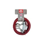 BUD'z Cable Tie Out With Spring - 20ft, Up To 160lbs Dog