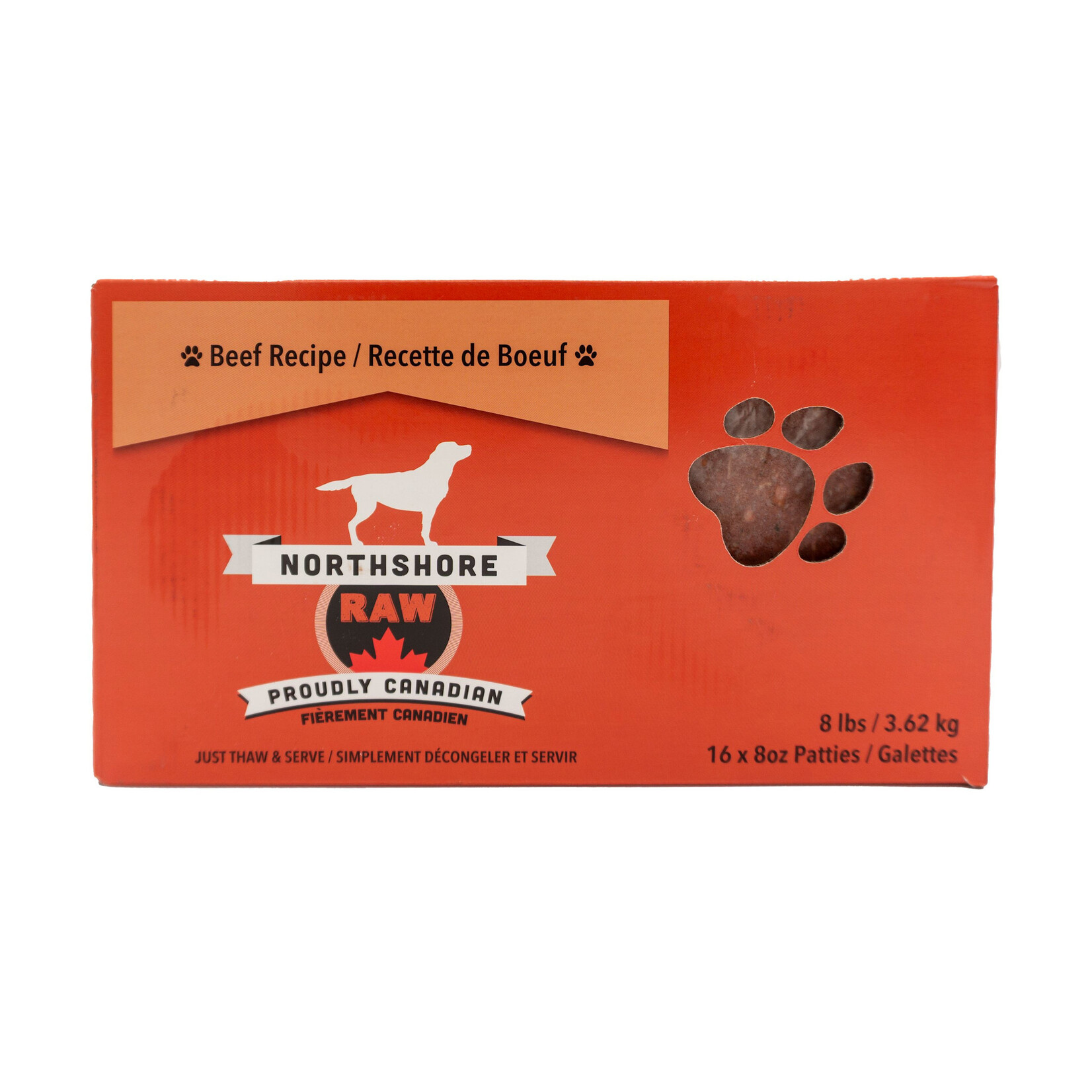 Northshore Raw Frozen Dog Food Patties