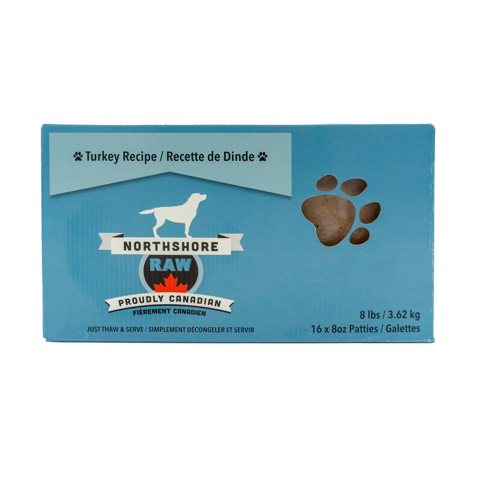 Northshore NS Frozen Raw Dog Food Patties