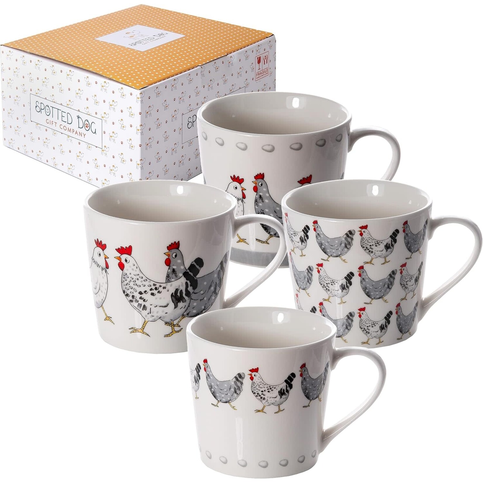 Spotted Dog Ceramic Mugs