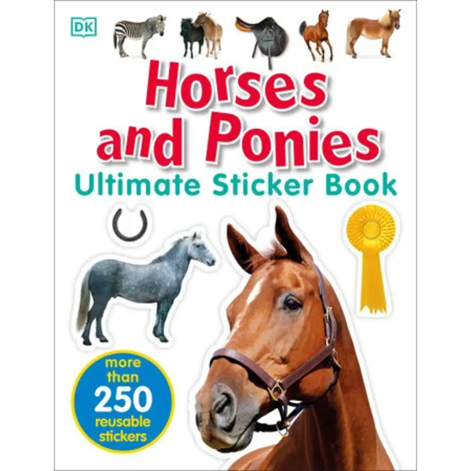 Dorling Kindersley Ultimate Sticker Book: Horses & Ponies