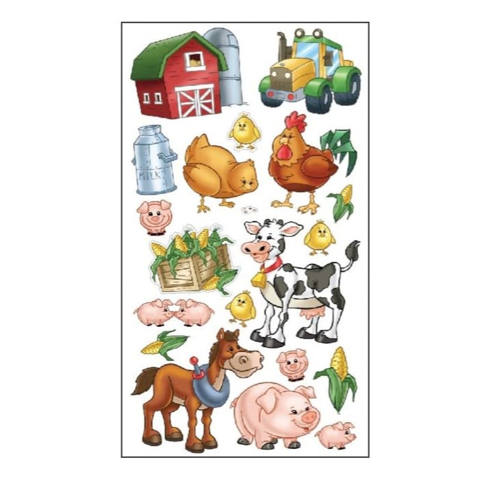 Sticko Farm Friends Stickers - 20 Pieces