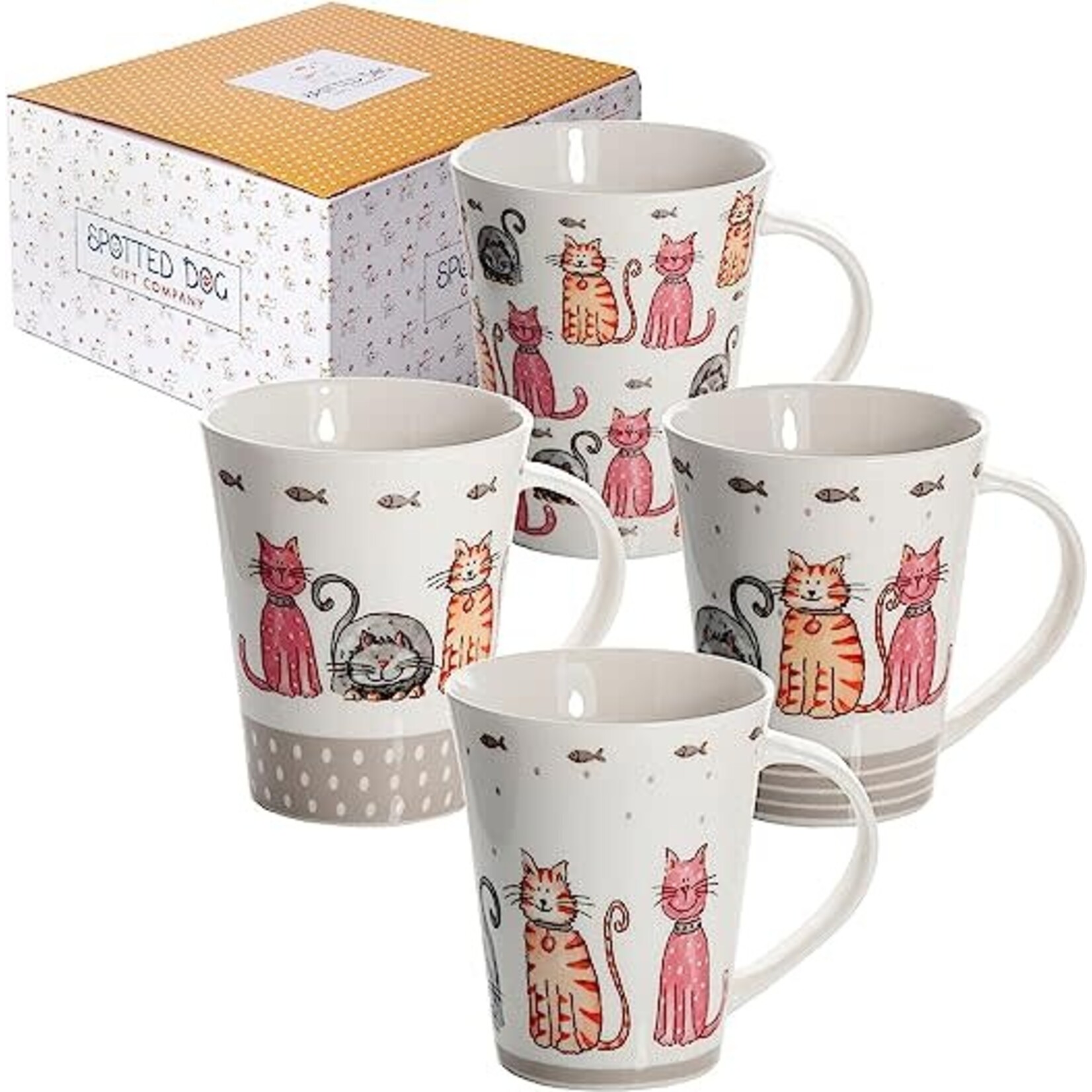 Spotted Dog Ceramic Mugs