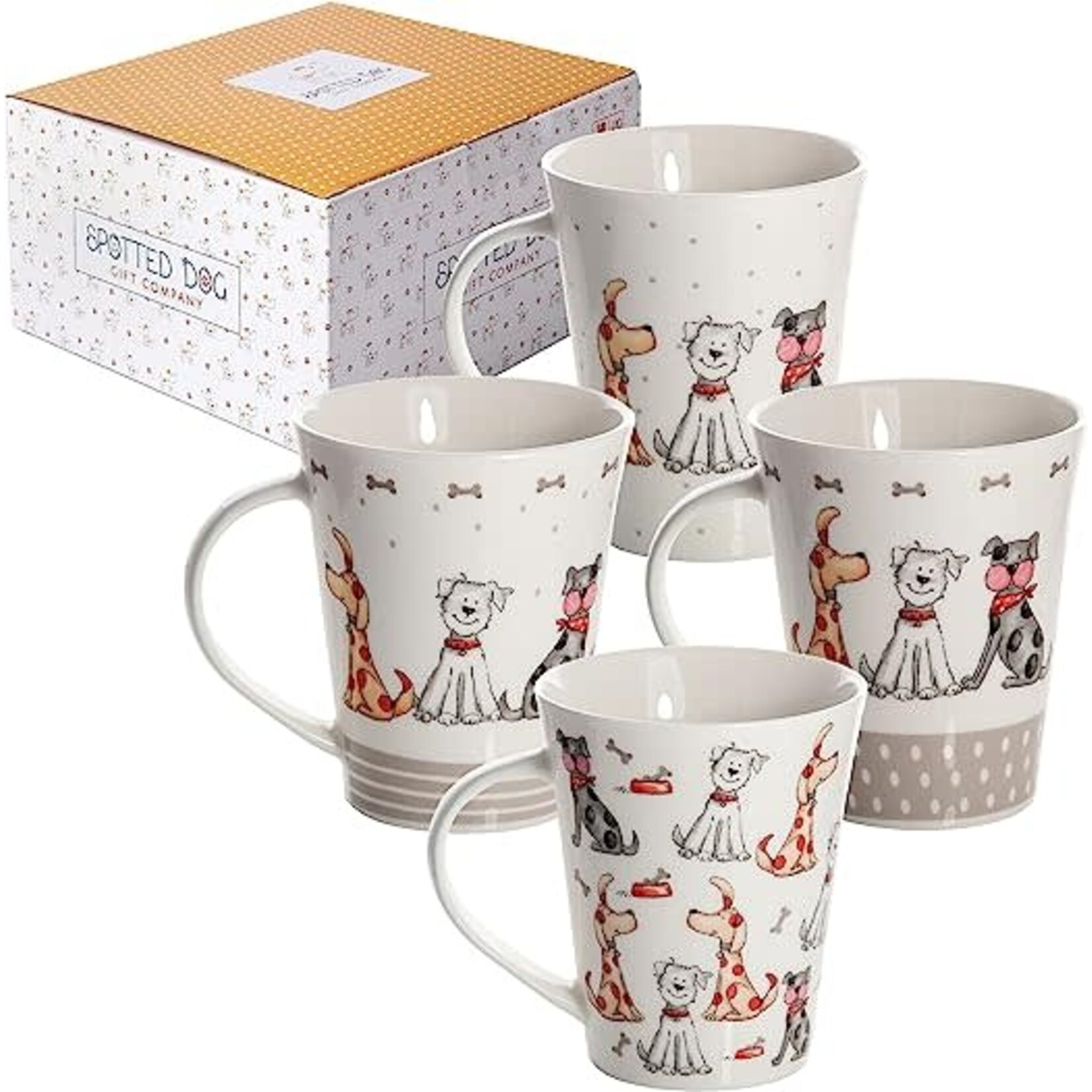 Spotted Dog Ceramic Mugs