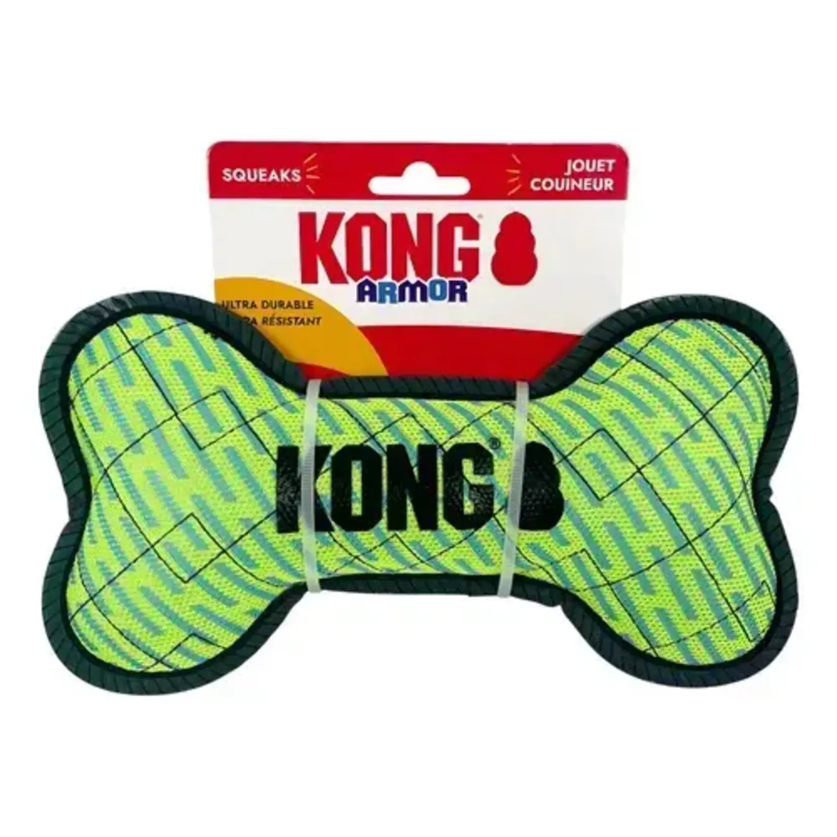 KONG Armor Bone - Medium, Green/Blue
