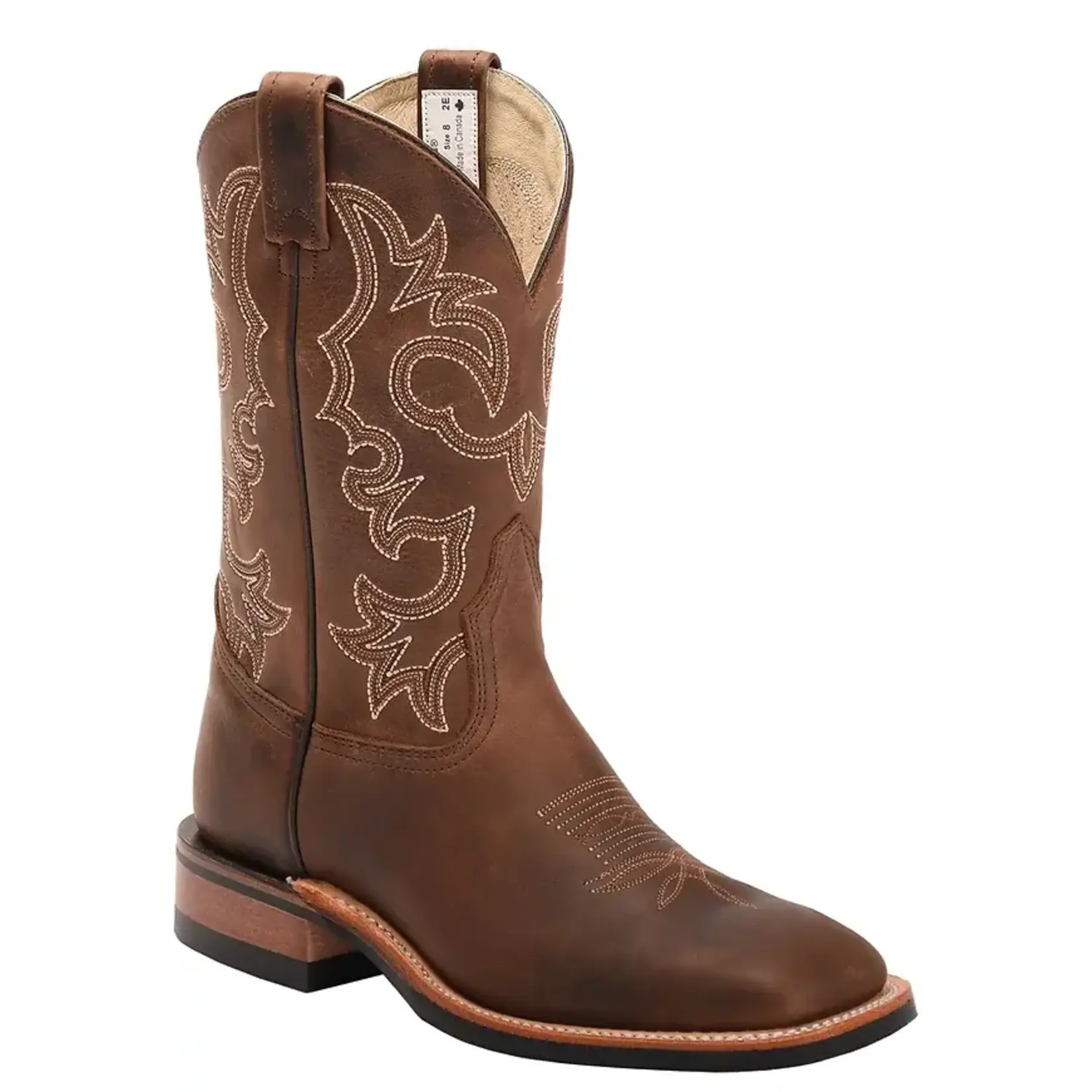 Canada West Boots 8568 Men's BRAHMA Ropers with Fine Rib Outsoles