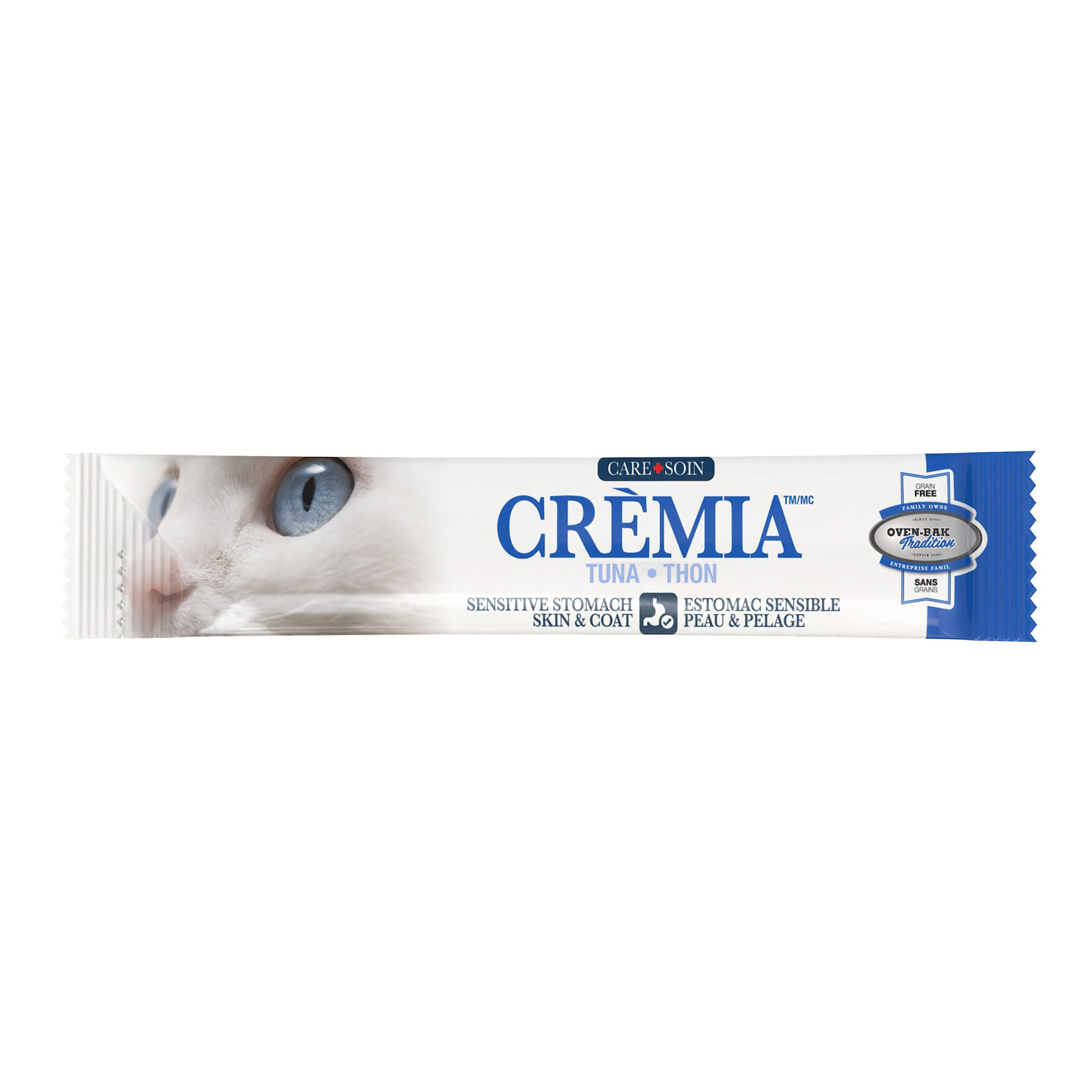 Oven-Baked Tradition OBT Care Line Cremia Lickable Grain Free Treats For Cats