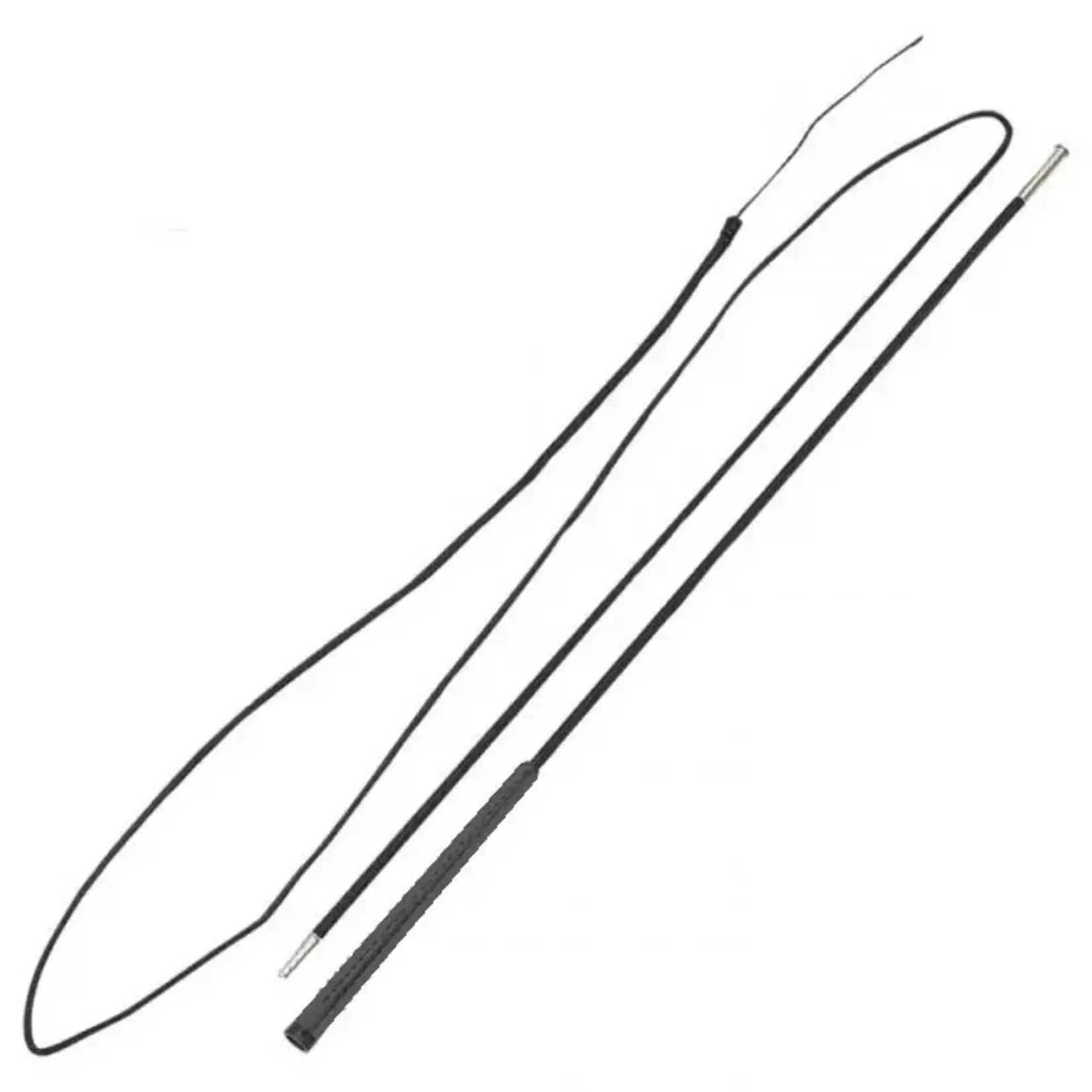 Canadian Saddlery 2 Piece Lung Whip - Black, 81" (6.75') Stick