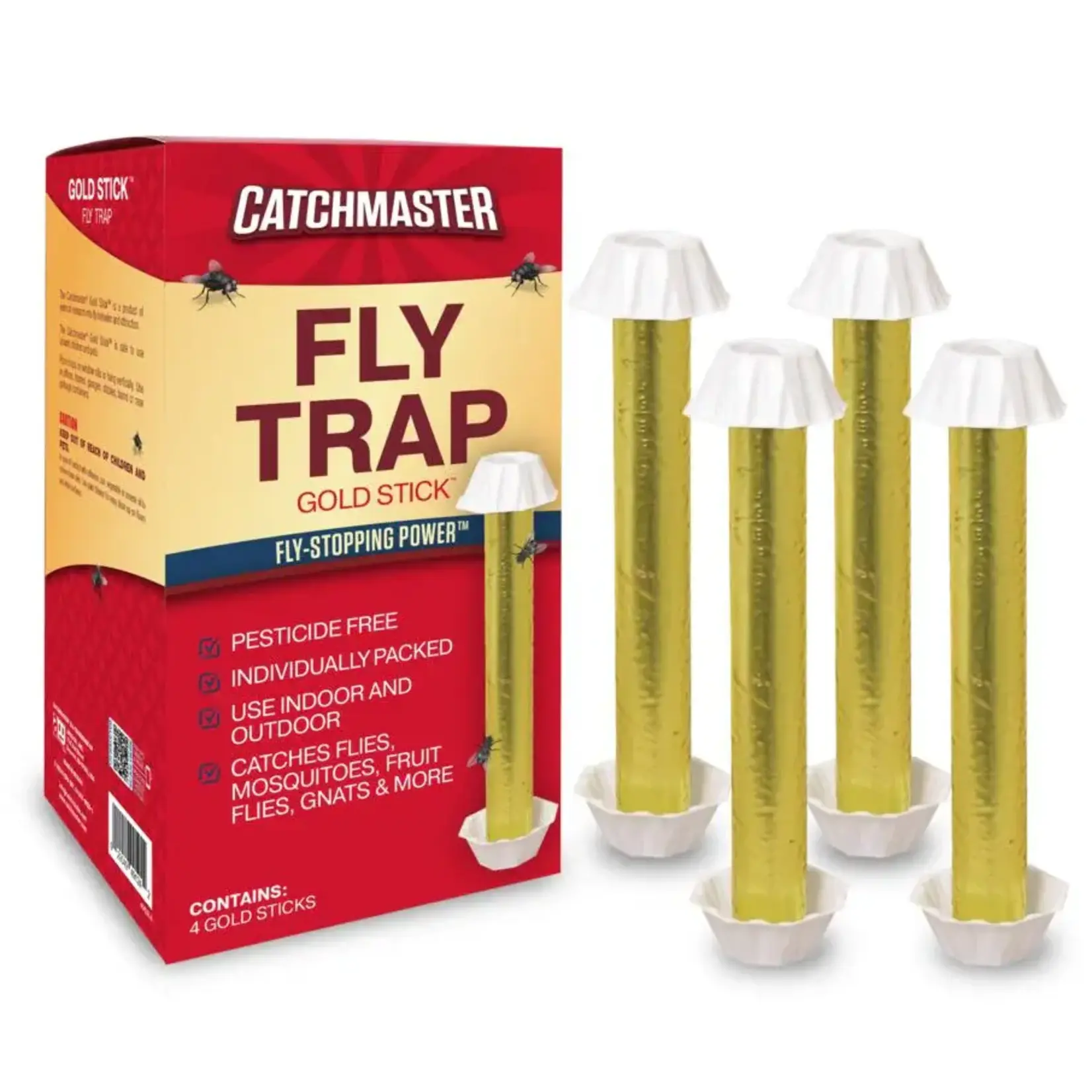 Catchmaster Gold Stick Fly Trap with Bait