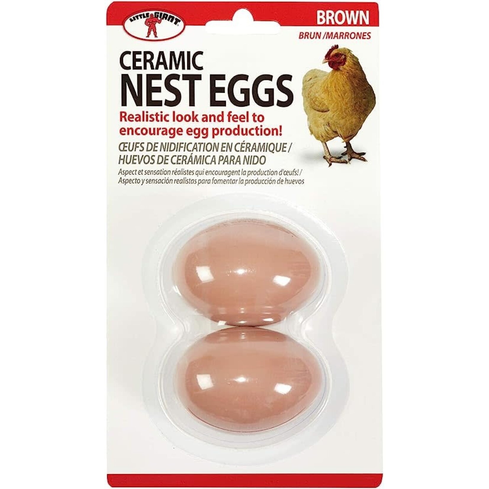Little Giant Ceramic Poultry Nest Eggs