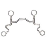 Francois Gauthier FG Brushed Stainless Steel Low Port Hinged Bit - 5"