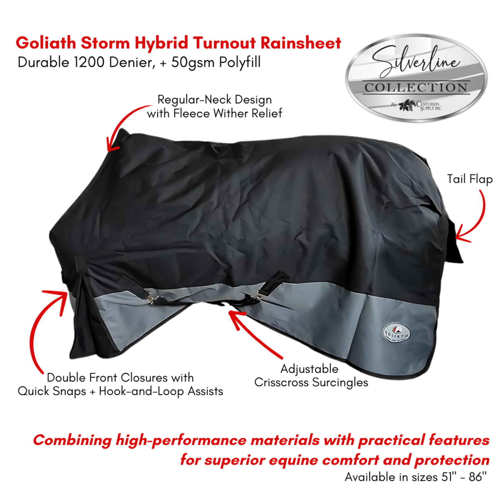 Canadian Saddlery Goliath Storm Pony 1200D, 50gsm Turnout