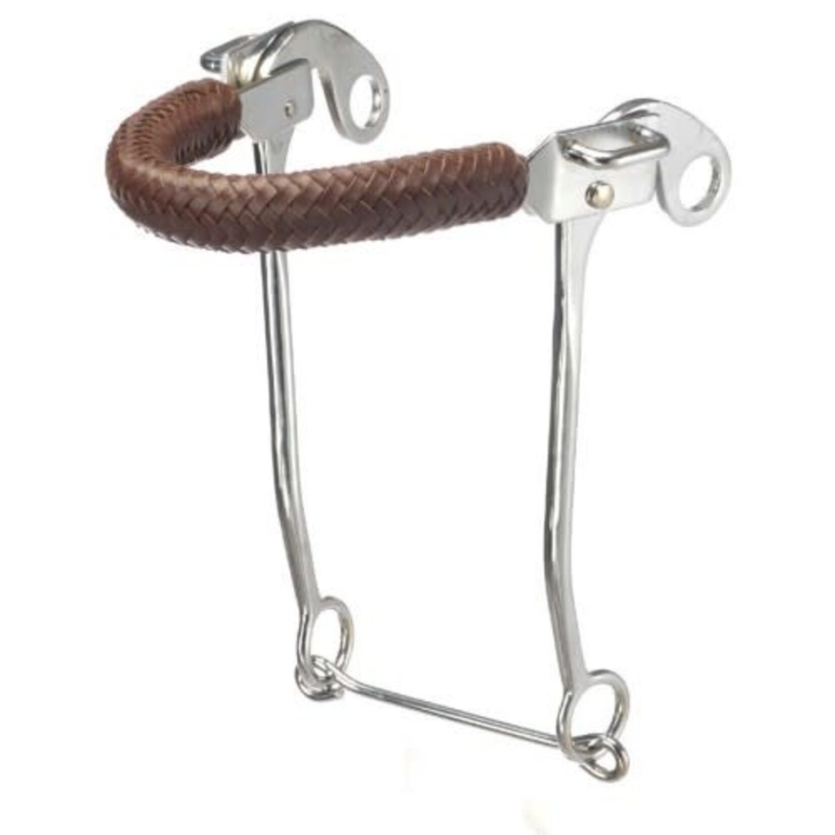Western Rawhide Braided Leather Noseband Hackamore