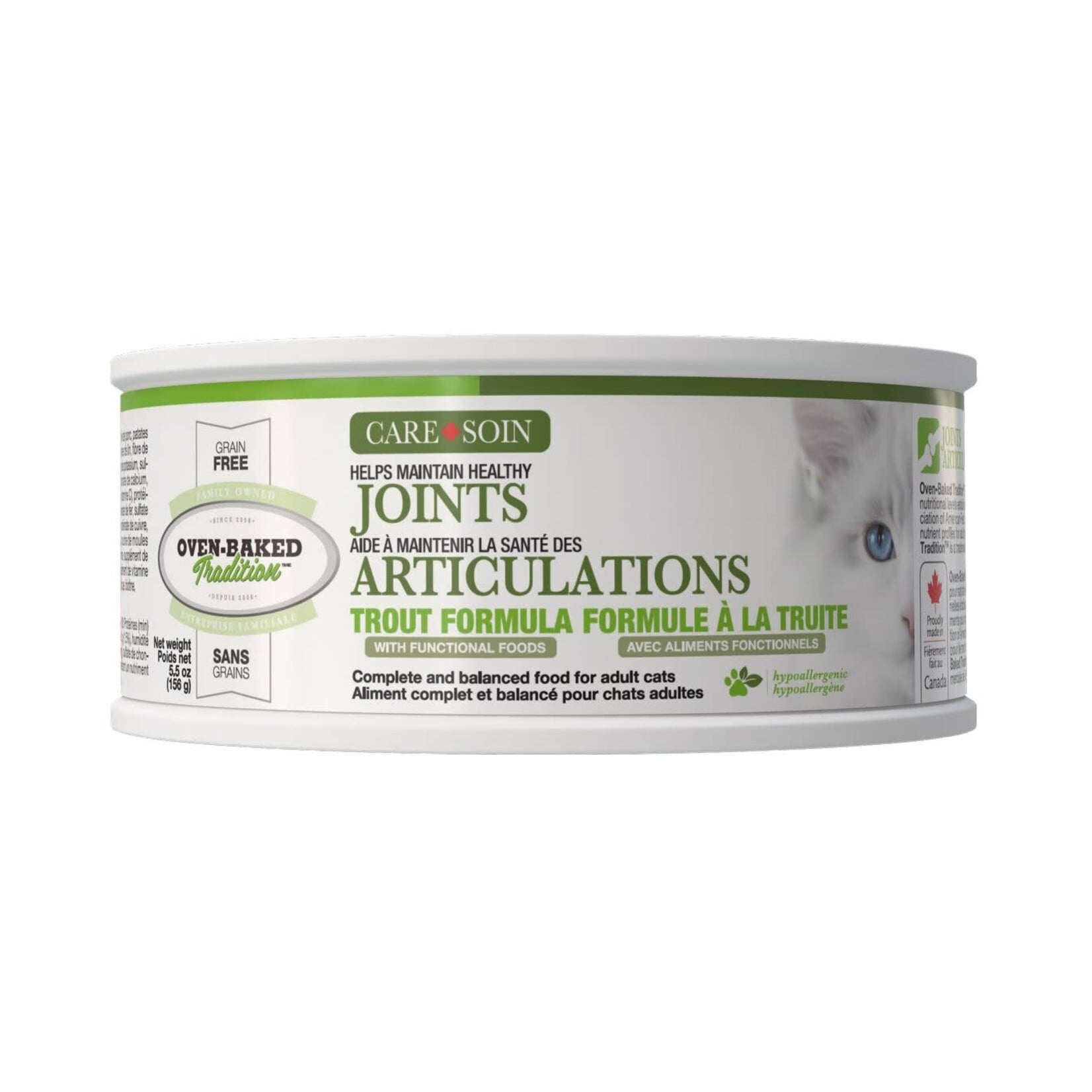 Oven-Baked Tradition OBT Grain Free Care Line Pate For Cats