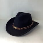 Modestone Faux Suede Akubra Crown Hat