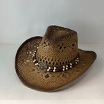 Modestone Straw Hat with Adjustable Sweat Band