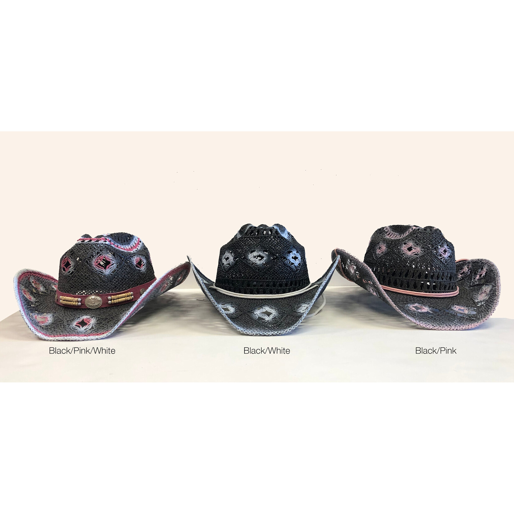 Modestone Straw Cowboy Hats