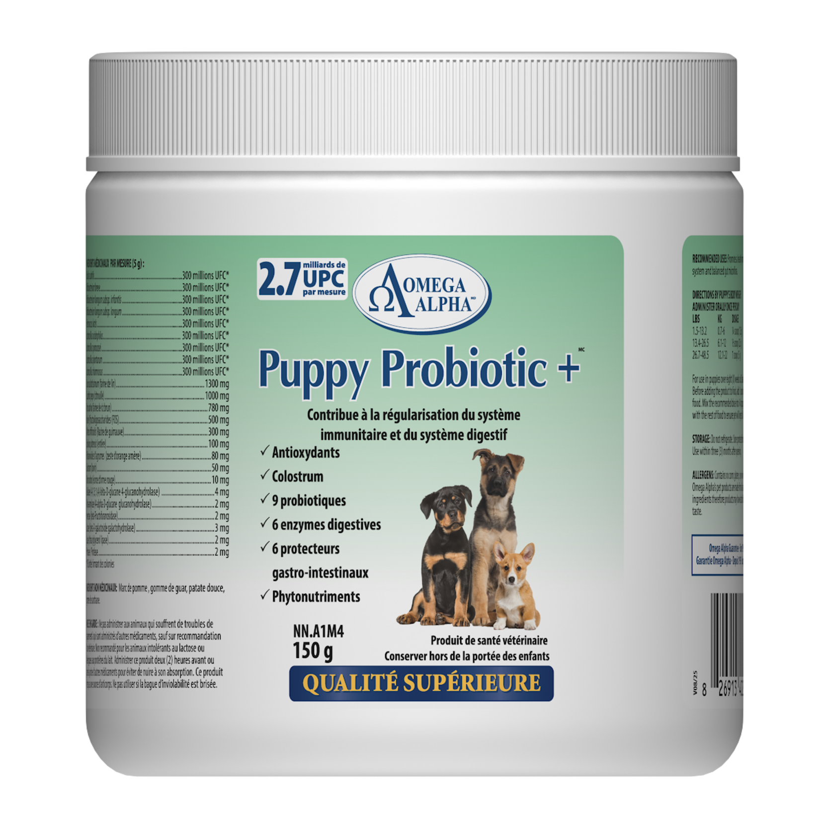 Omega Alpha Puppy Probiotic Plus