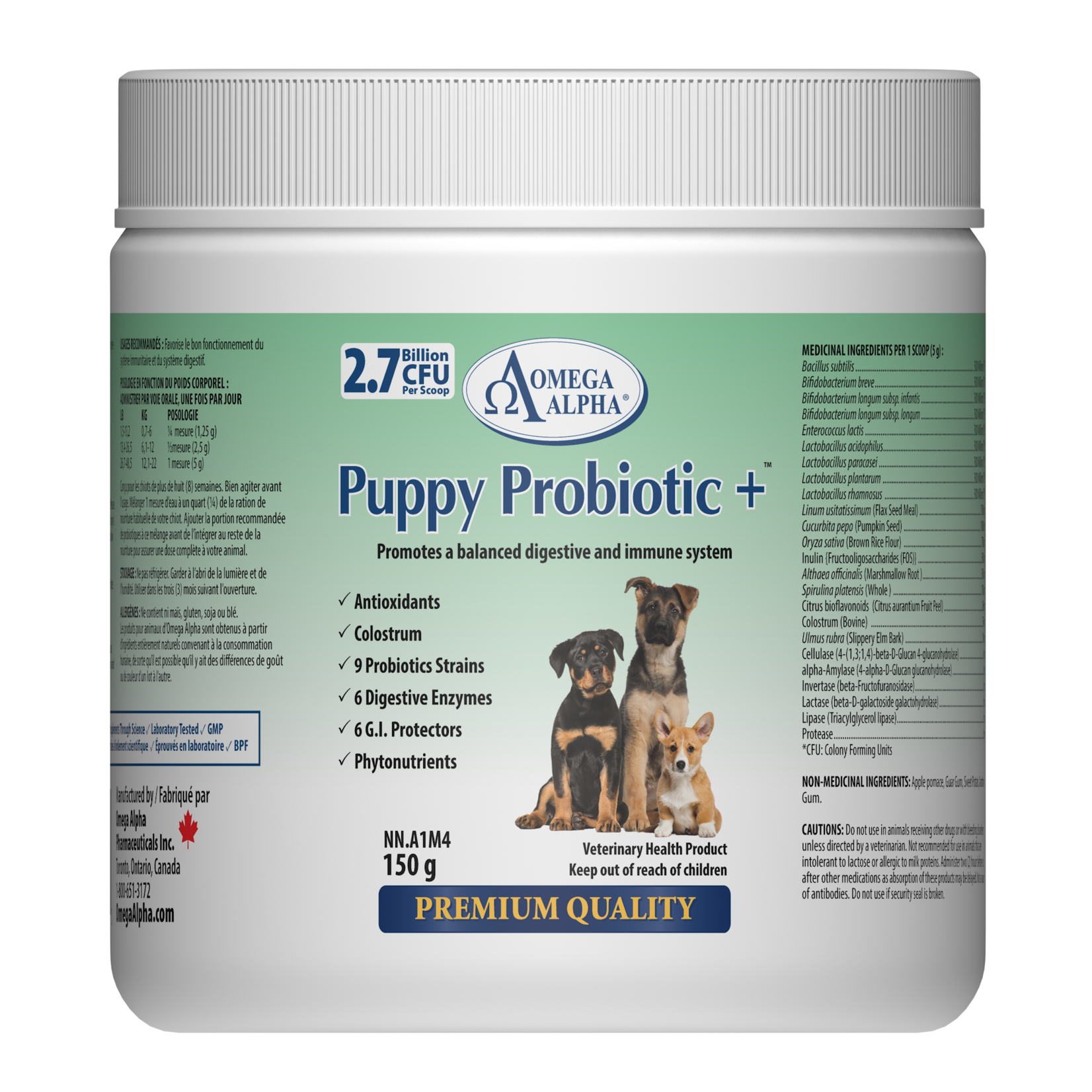 Omega Alpha Puppy Probiotic Plus