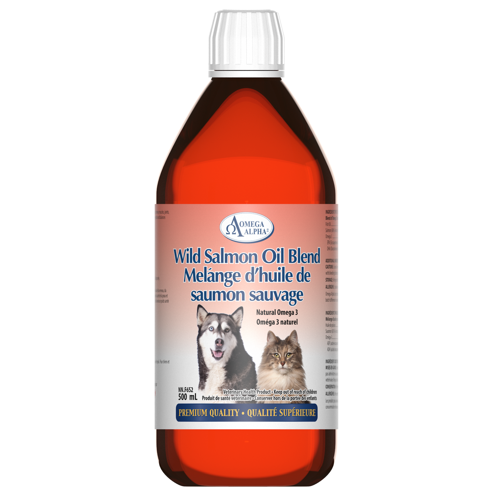 Omega Alpha Wild Salmon Oil Blend - 500ml