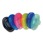 Western Rawhide Transparent Shiny Rubber Curry Comb