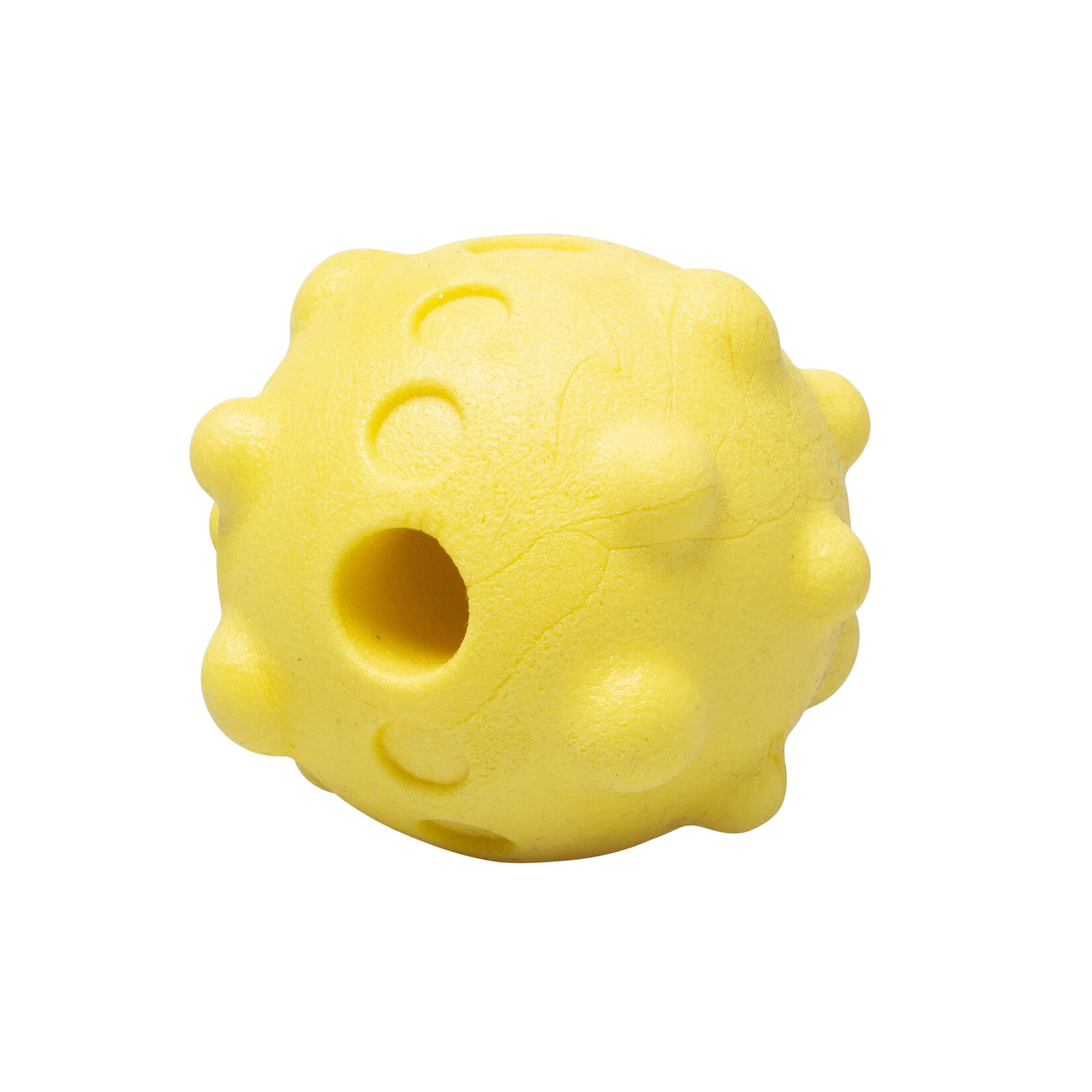 BUD'z Floating Rubber Foam Ball Dog Toy - 2.5", Yellow