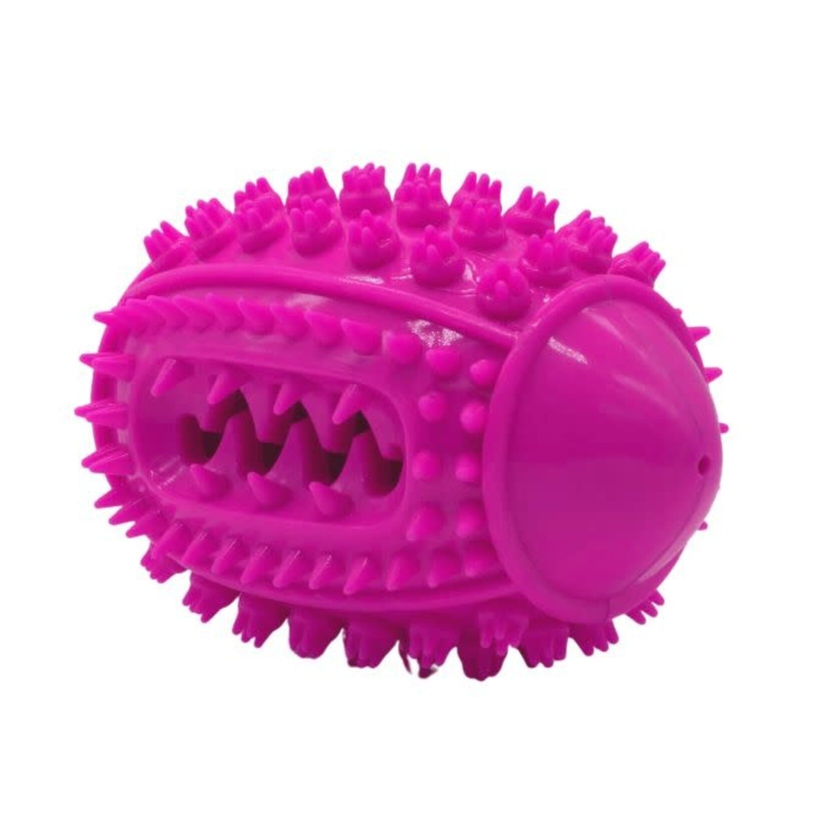 BUD'z Bud'z Spikey Rubber Football Dog Toy