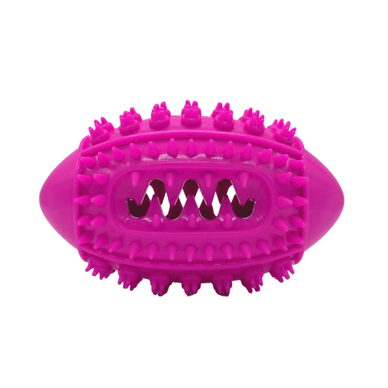 BUD'z Bud'z Spikey Rubber Football Dog Toy