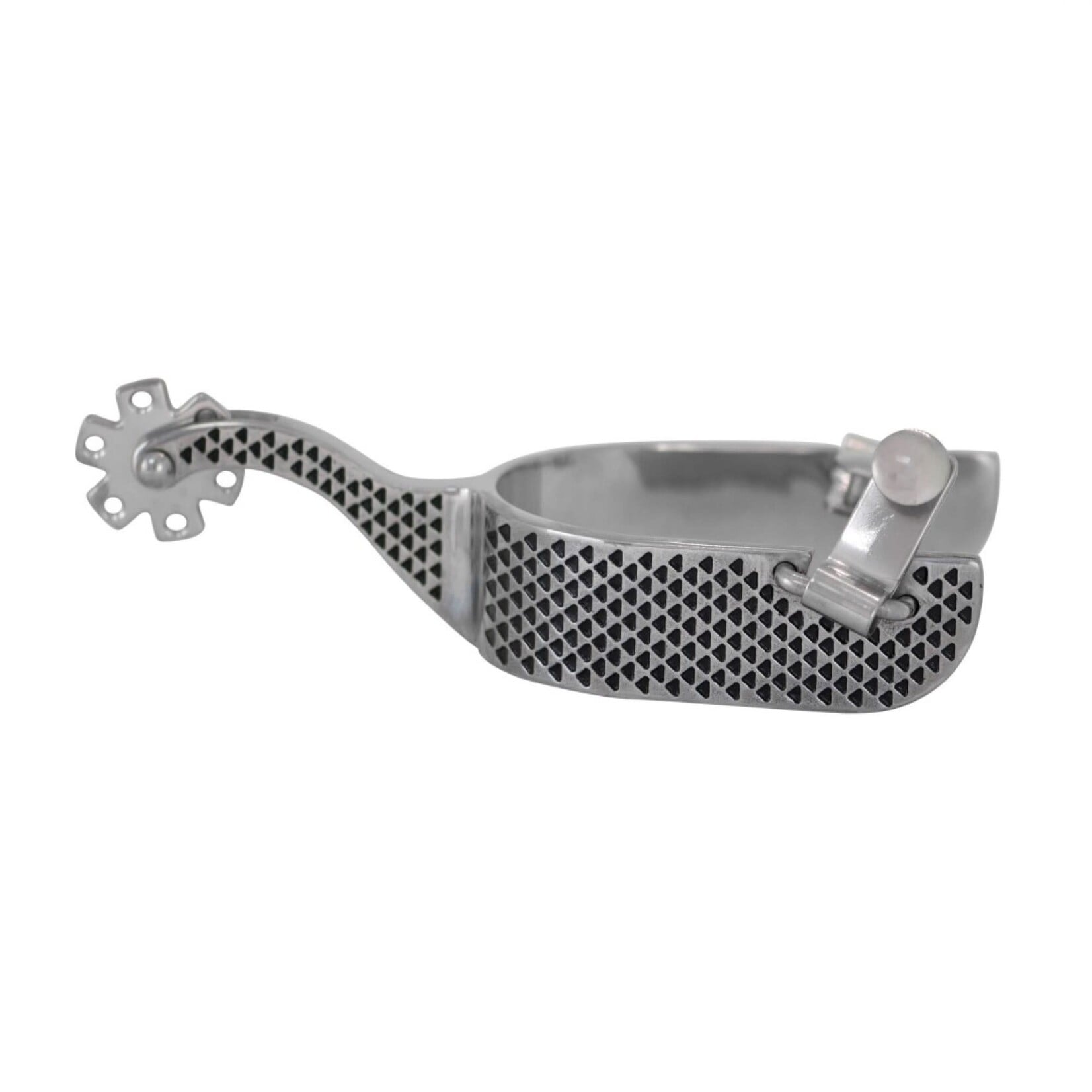 Metalab Black Rasp Spurs - 1-1/4" Wide Band