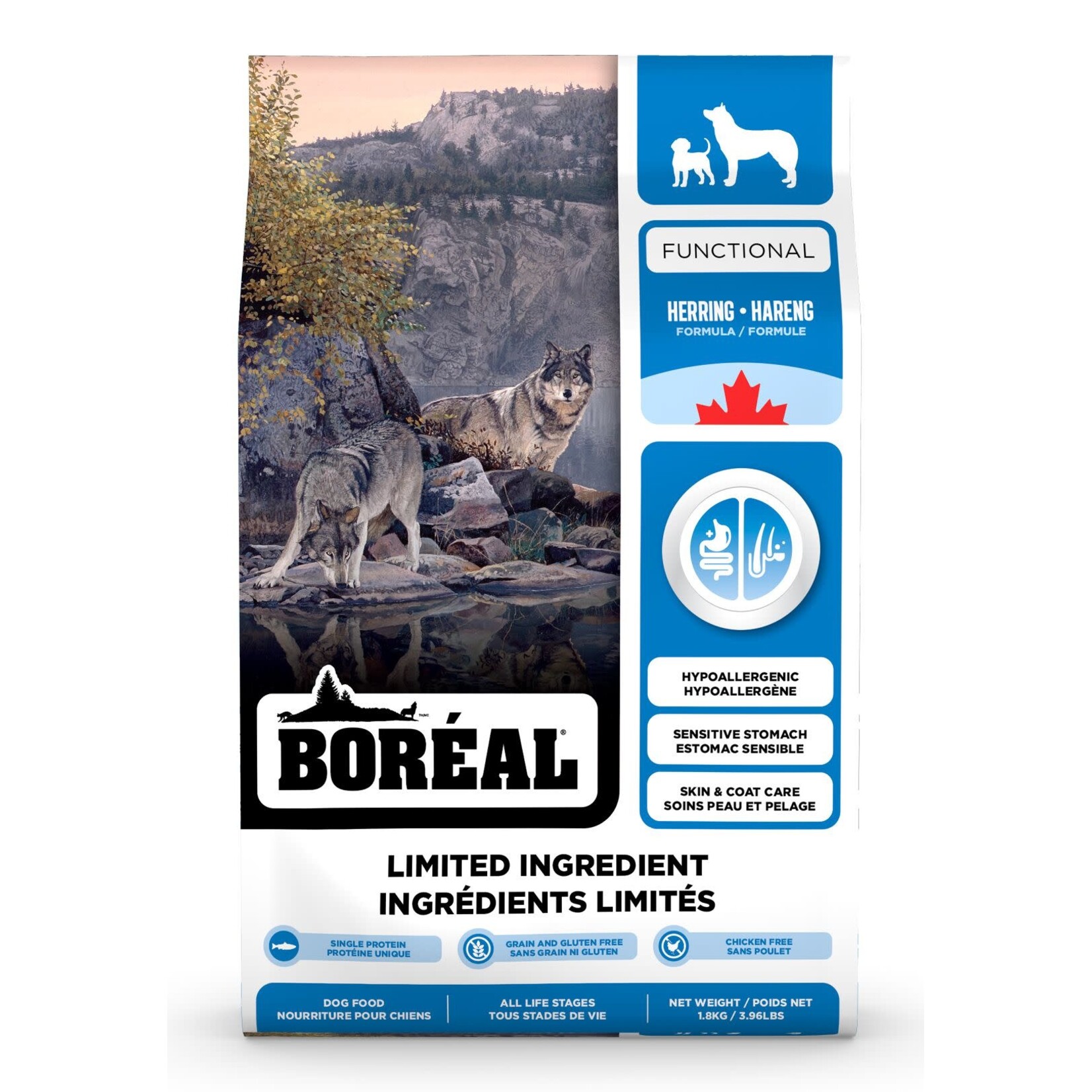 Boreal Boreal Functional Limited Ingredient Dog Food - Herring 1.8KG (4lbs)