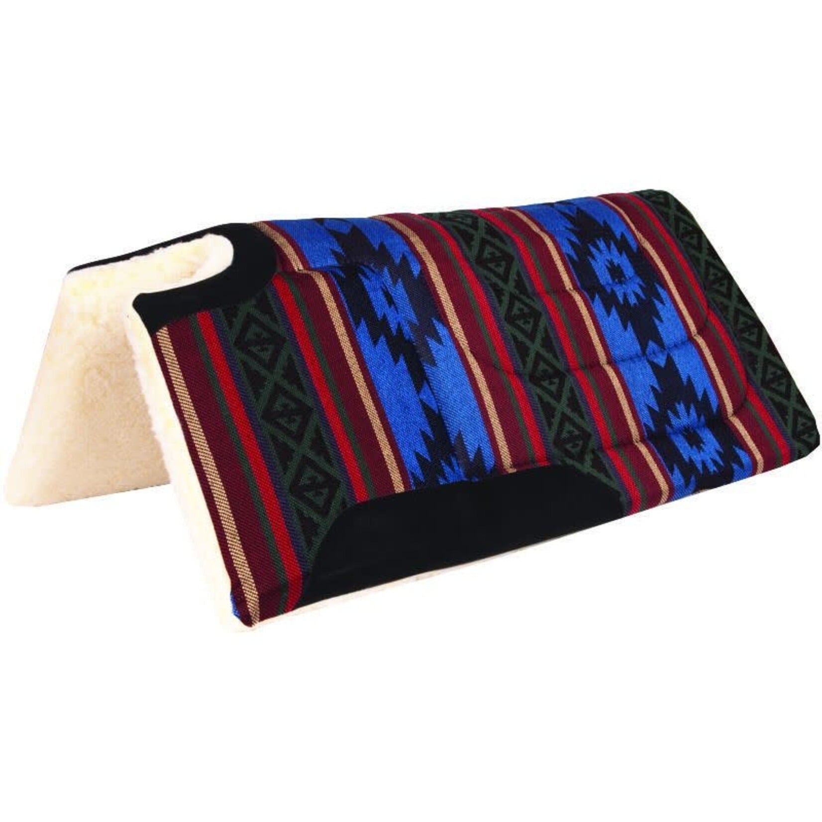 Mustang Cut Back Built Up Saddle Pad - Lobo Rustic, 30" x 32"