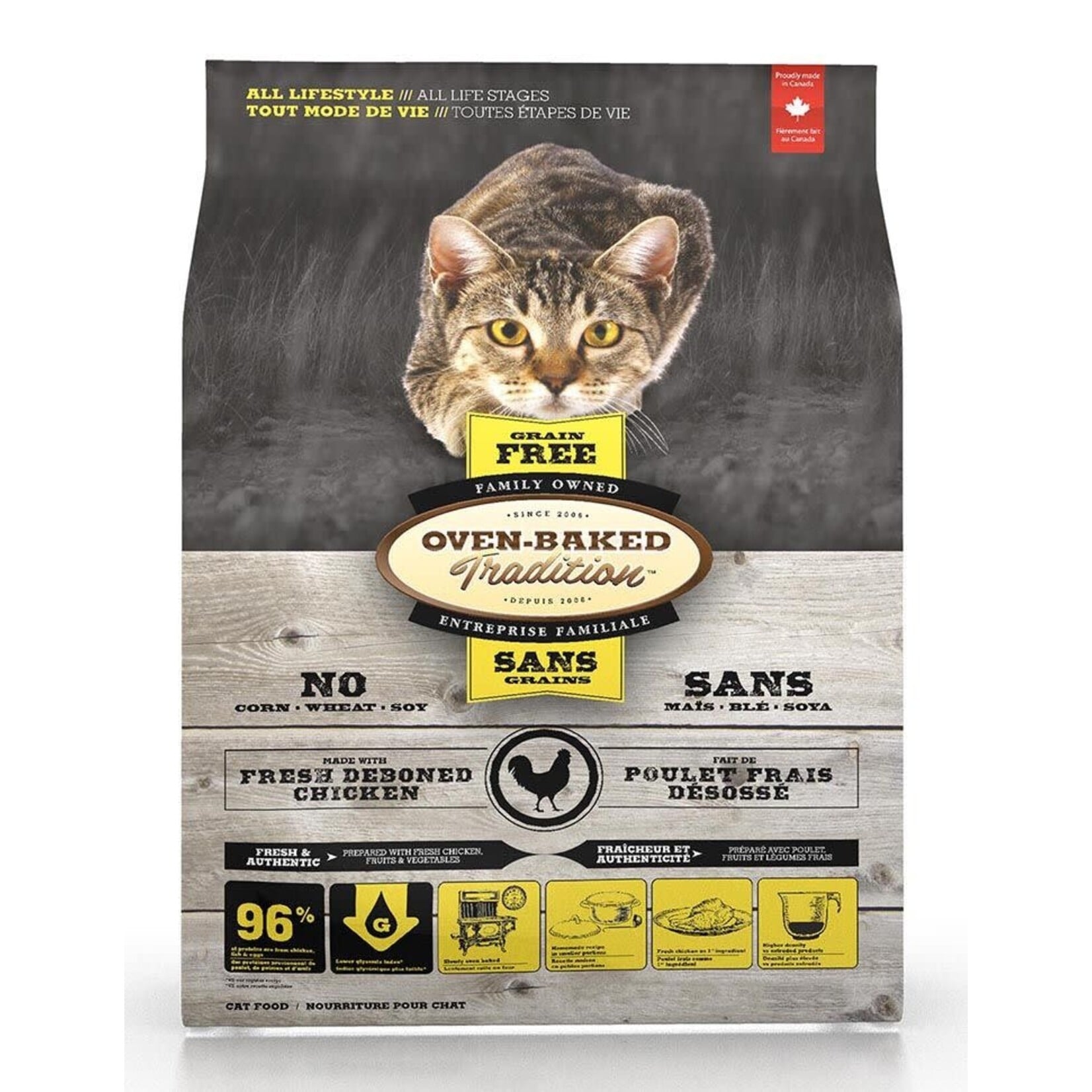 Oven-Baked Tradition OBT Grain Free Cat Dry Food
