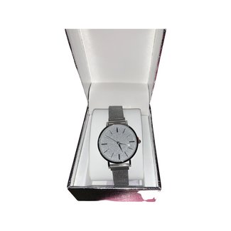 Sliver Watch with Bling Face
