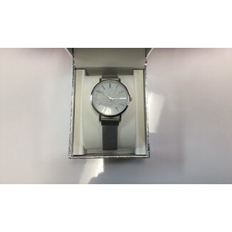 Silver Watch With Bling Face 2056