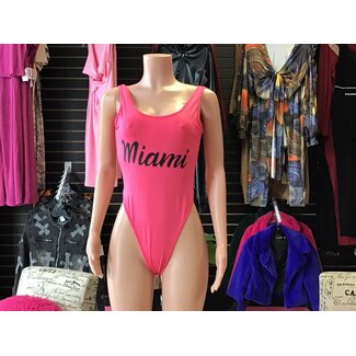 TM One Piece Swimsuit  Pink Medium
