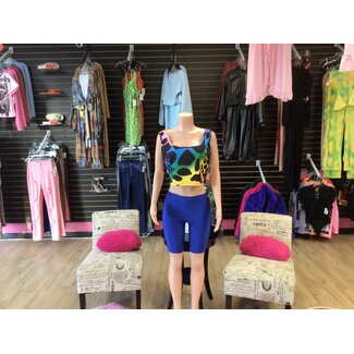 Colorful Leopard Top 2572
