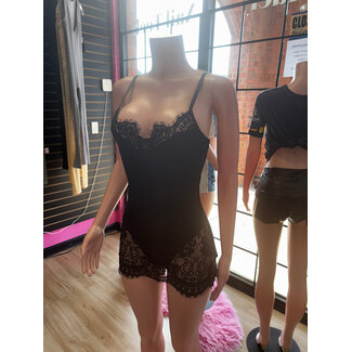 Black Lace Dress 3457