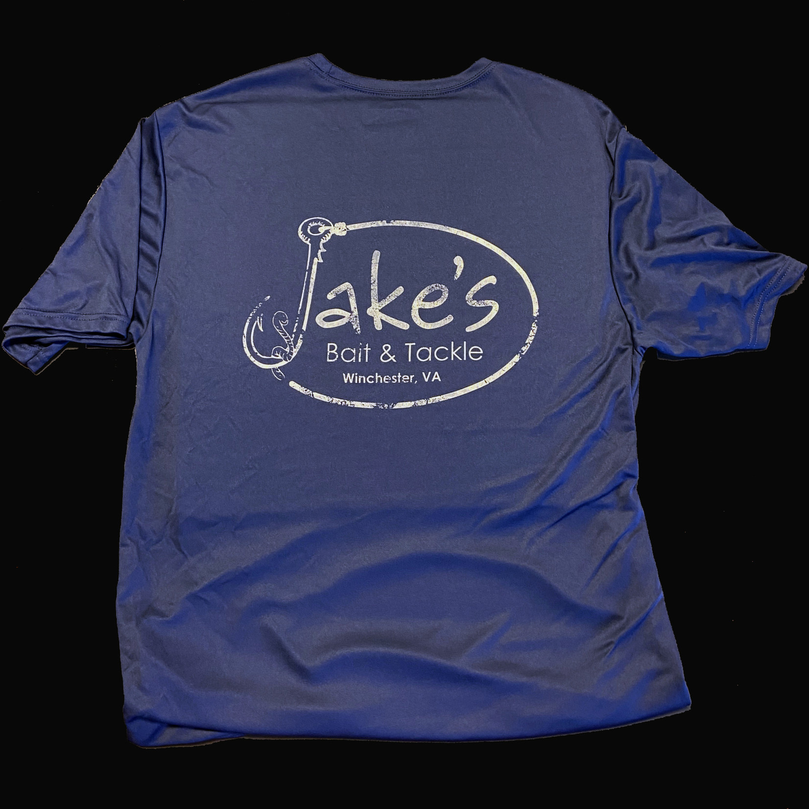 Jake's Bait Vintage Logo Design Sport Tee