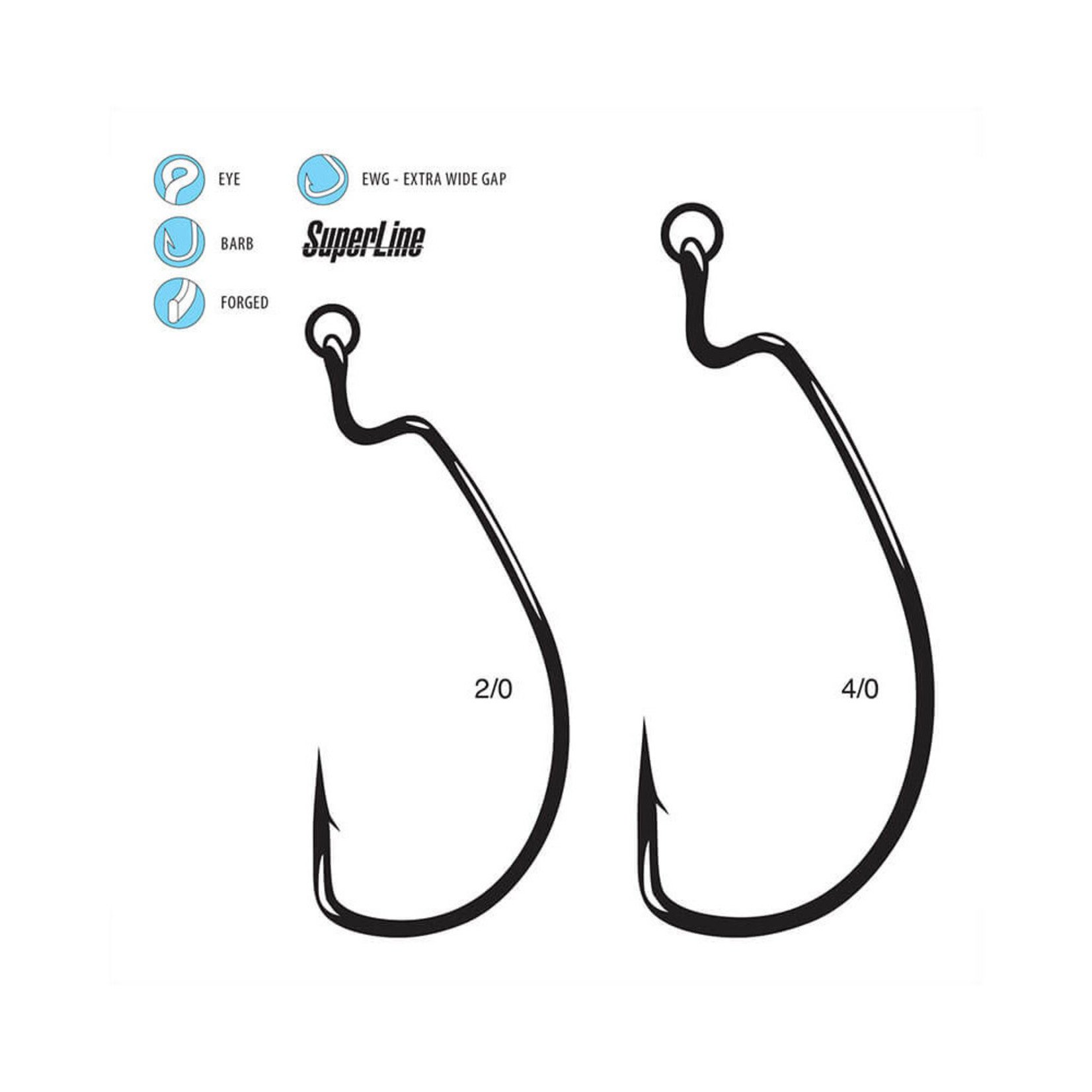 Superline EWG Worm Hook with Ring - Jake's Bait and Tackle