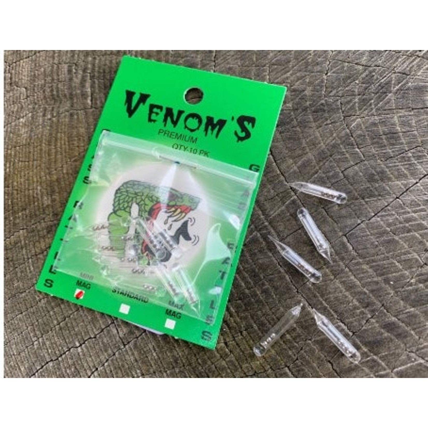Venom Glass Worm Rattles