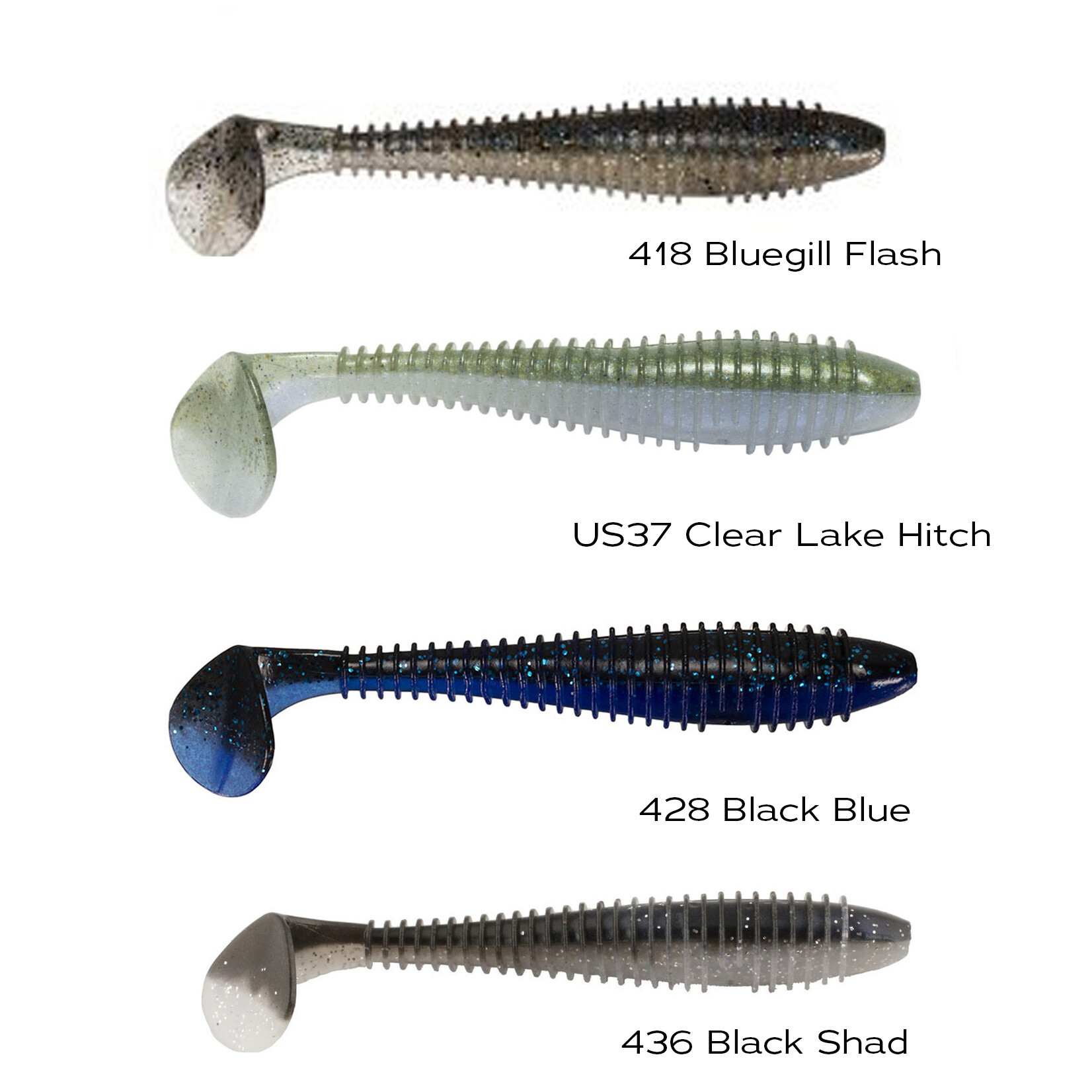 Keitech Fat Swing Impact 3.3"