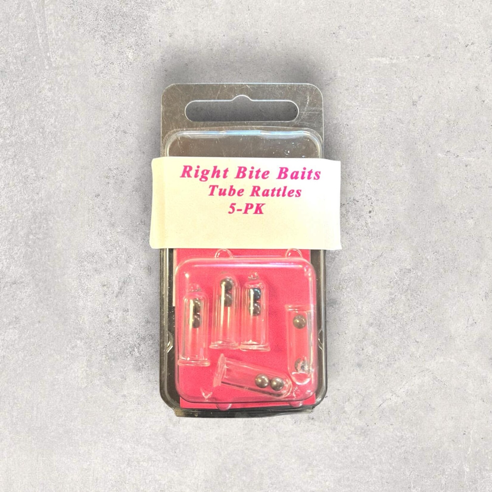 Right Bite Tube Rattle 5pk