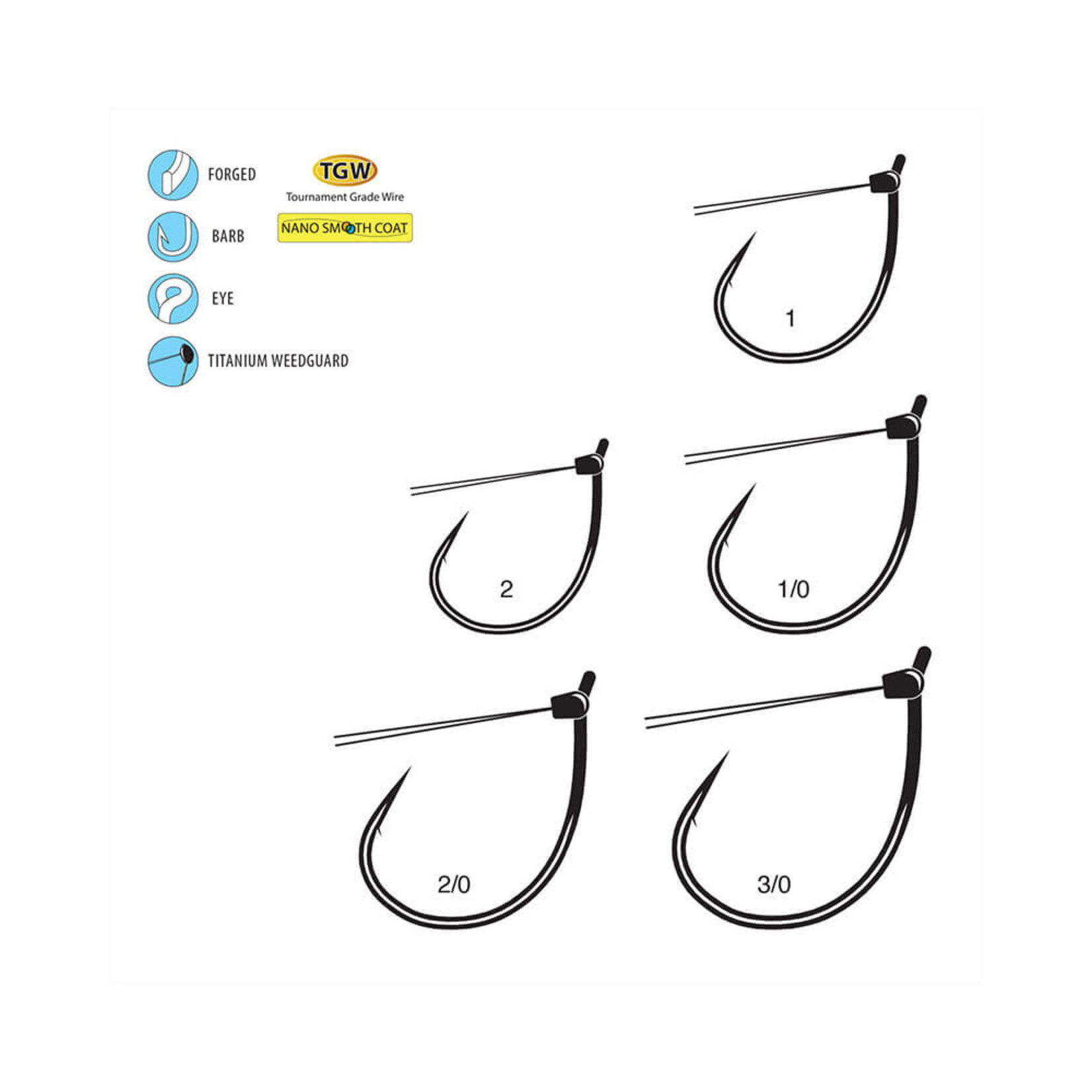 Gamakatsu G-Finesse Weedless Wacky Hook