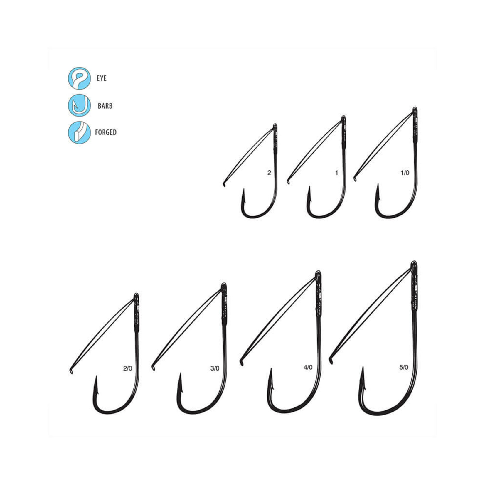 Gamakatsu Worm Hook w/Wire Guard