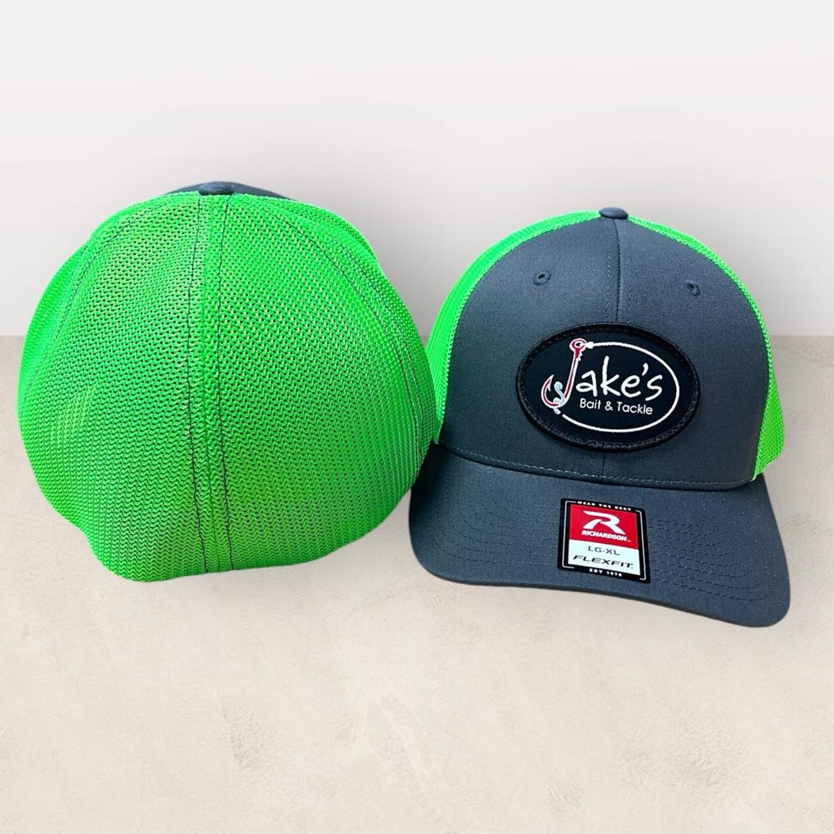 Jake's Bait Jake's Patch Black Oval Fitted