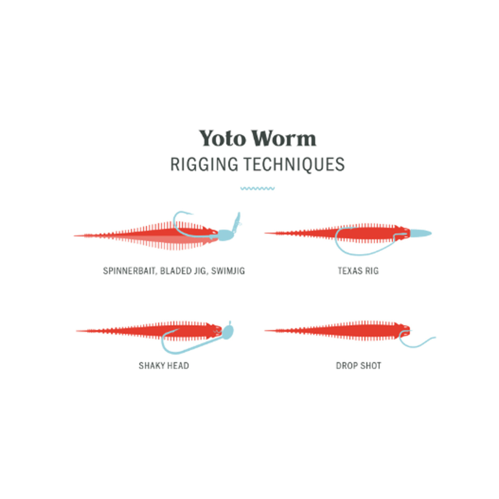 10,000 Fish Yoto Worm 3.5"
